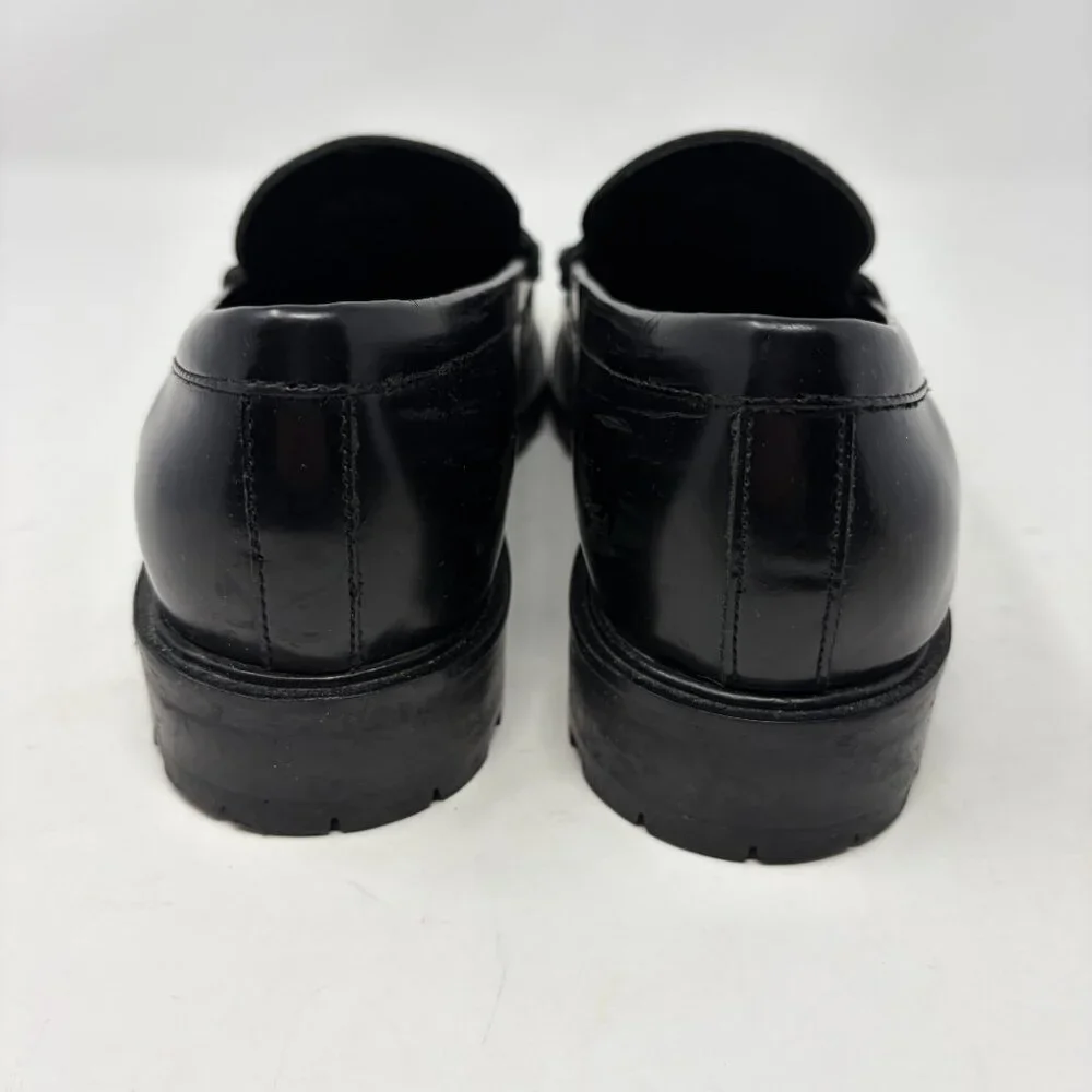 Free People women's Liv Penny Loafers shoes black 38.5 $138 - Picture 9 of 12